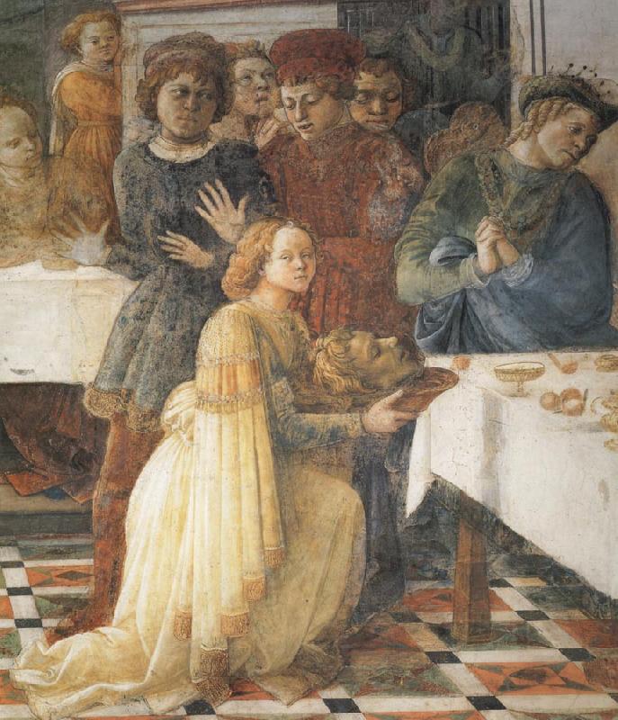 Fra Filippo Lippi Details of The Feast of Herod oil painting image